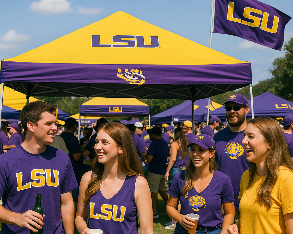 lsu tailgate party