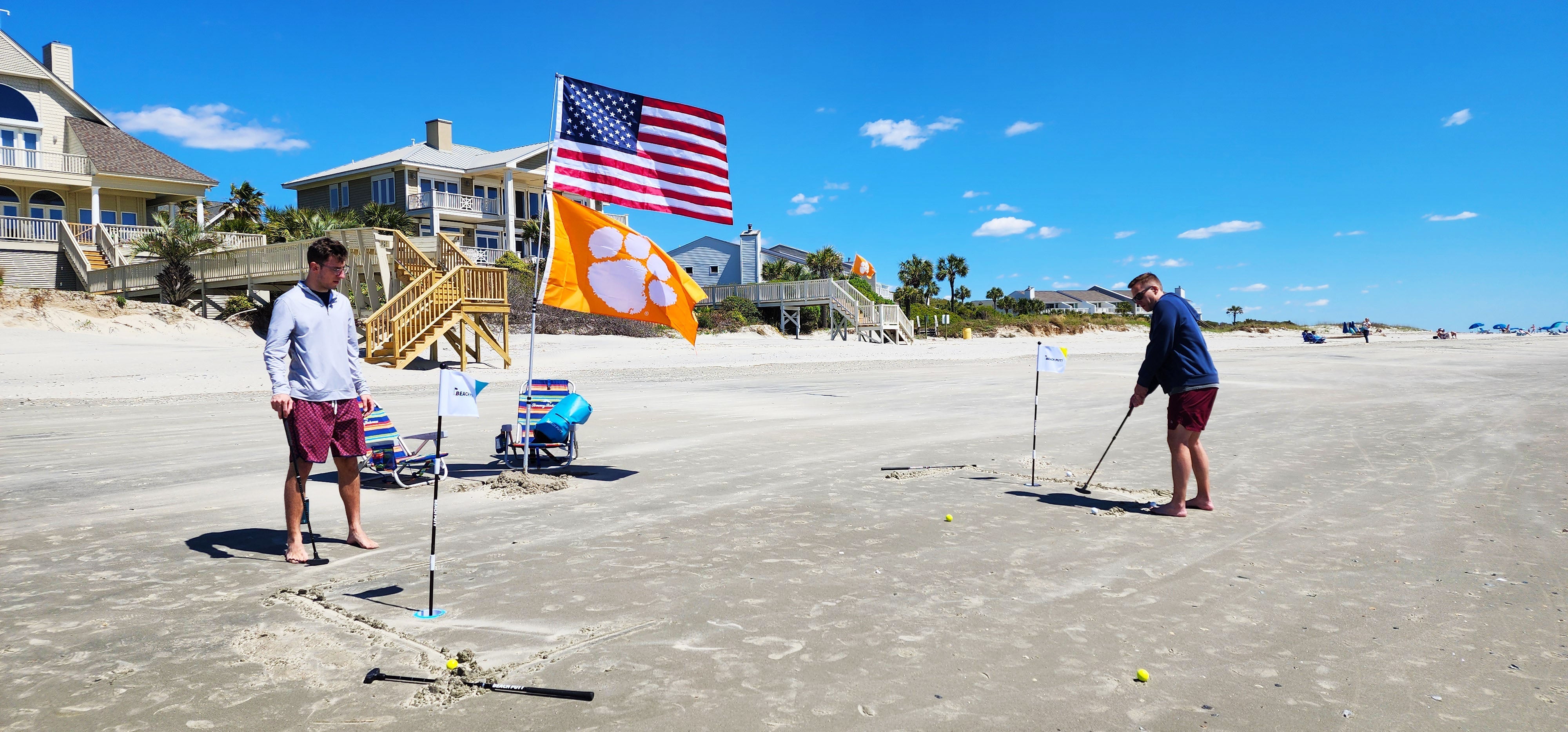 Fun things to bring to the beach Pt 1: Beach Putt - Flagpole To-Go