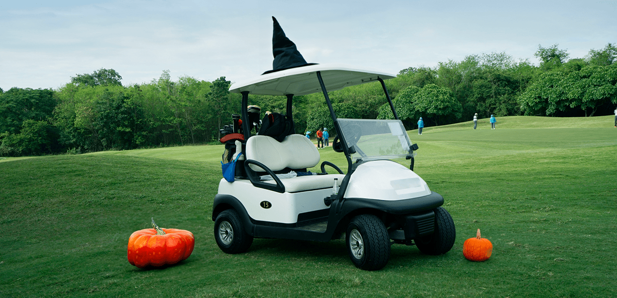 Rev up the Spook Factor: Decorate Your Golf Cart for Halloween - Flagpole To-Go