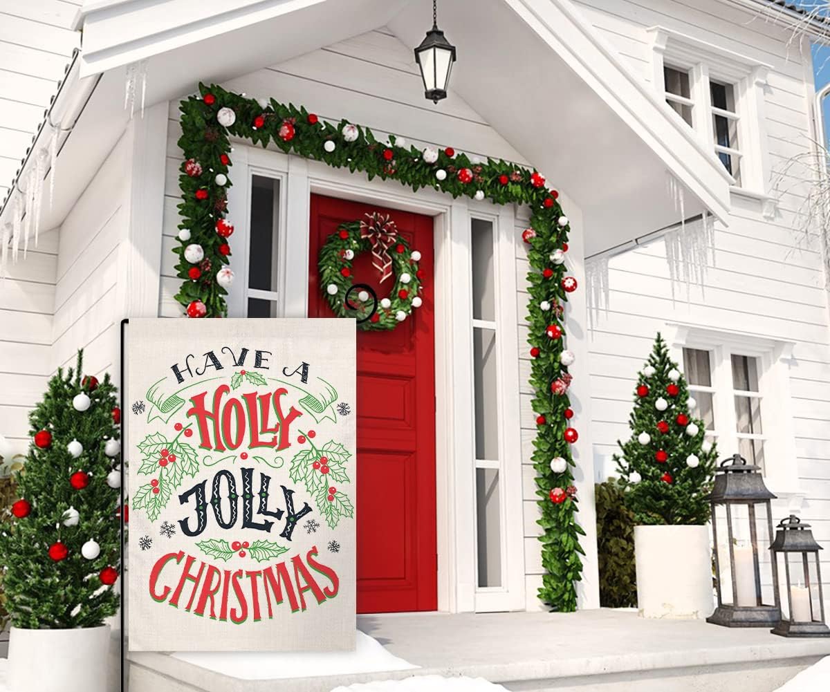Seasonal Showstoppers: 23 Christmas Garden Flags You Can't Miss - Flagpole To-Go