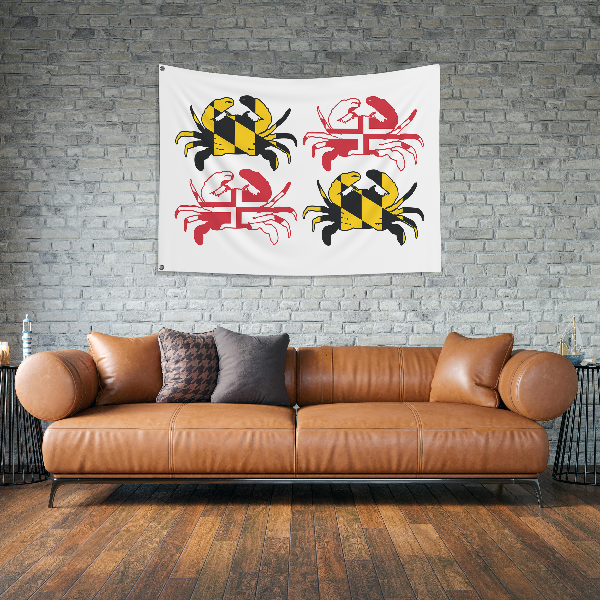 Maryland Crab Flag 