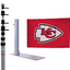 Kansas City Chiefs Ultimate Tailgate Flagpole Kit