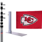 Kansas City Chiefs Ultimate Tailgate Flagpole Kit