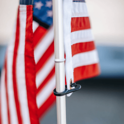 Golf Cart Flag Mount - Flagpole To - Go