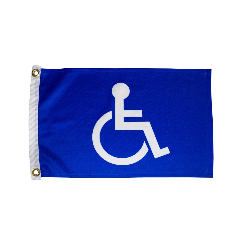 Golf Cart Operations 12" x 18" Flags - Flagpole To - Go