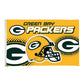 Green Bay Packers 3' x 5' Fan Flag - Flagpole To - Go