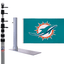 Miami Dolphins Ultimate Tailgate Flagpole Kit - Flagpole To - Go