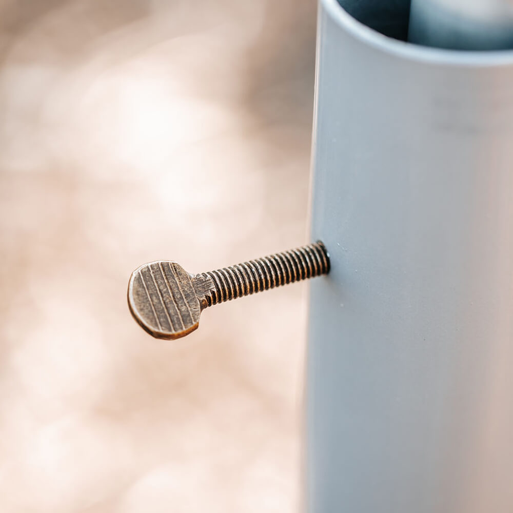 telescopic flagpole ground mount screw