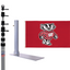 UW Madison Ultimate Tailgate Flagpole Kit 