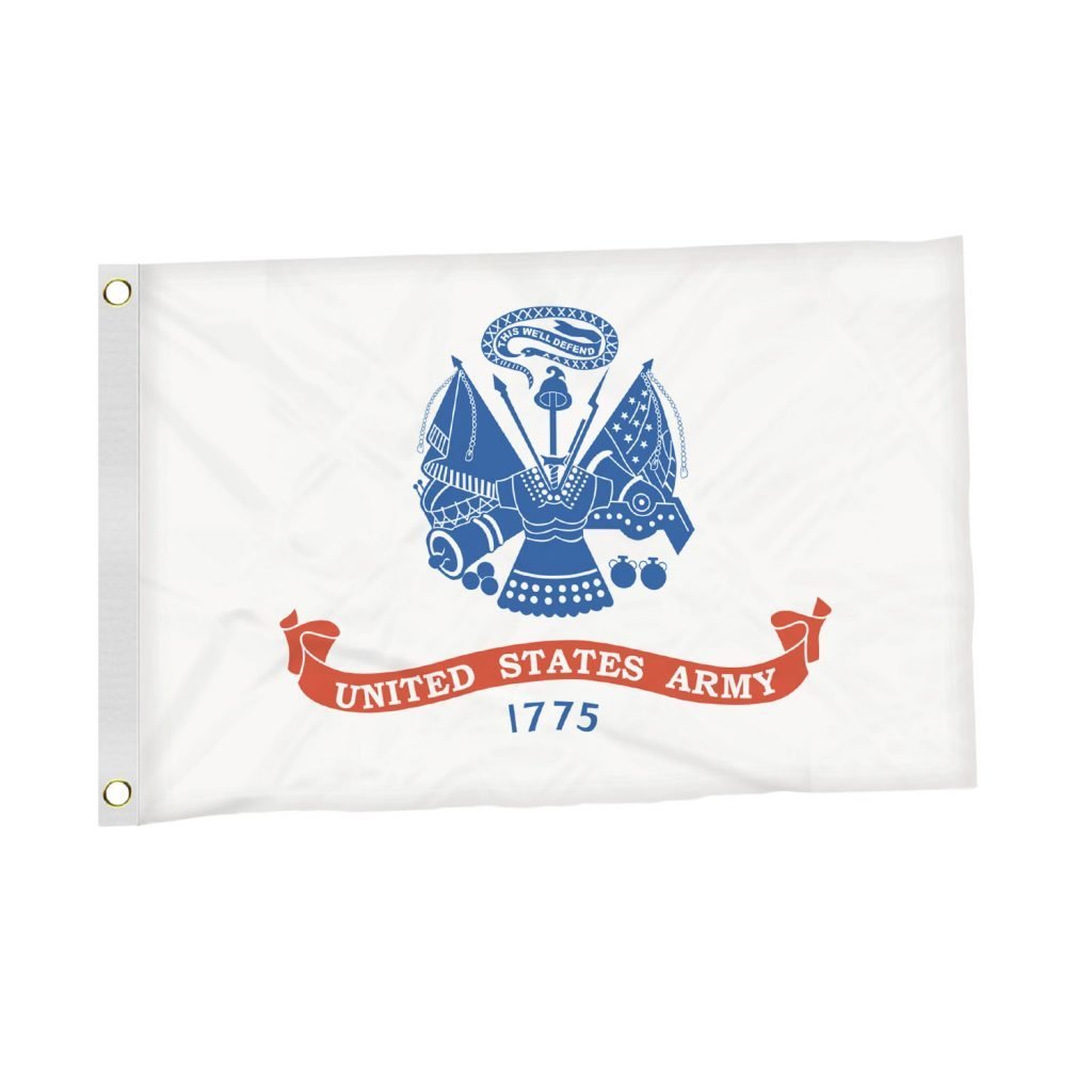 United States Army 12" x 18" Boat Flag - Flagpole To - Go