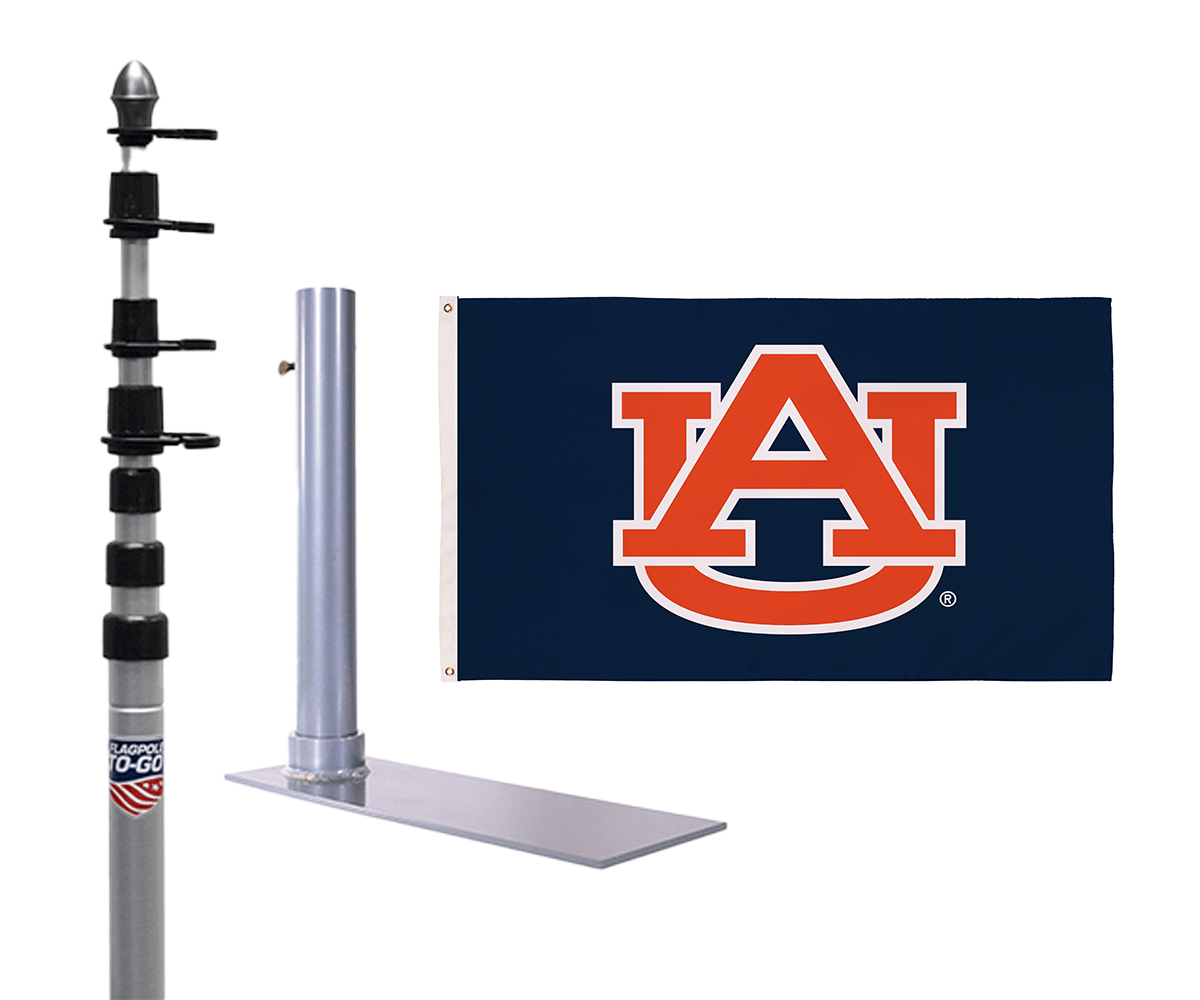 University of Auburn Ultimate Tailgate Flagpole Kit - Flagpole To - Go
