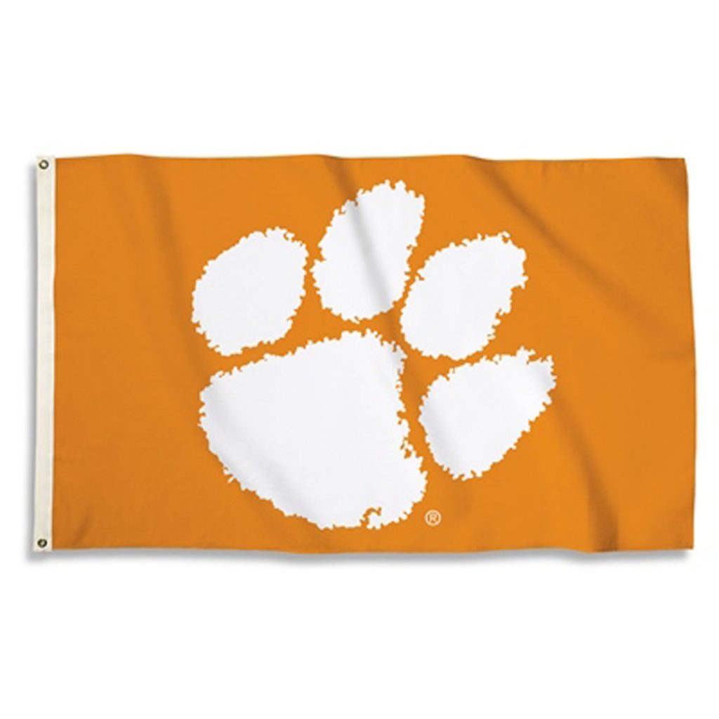 University of Clemson 3' x 5' Fan Flag - Flagpole To - Go