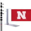 University of Nebraska Ultimate Tailgate Flagpole Kit - Flagpole To - Go